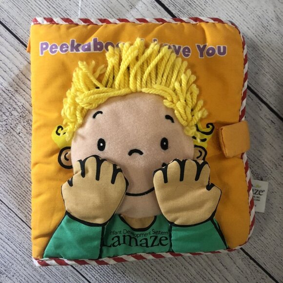 Lamaze Infant Baby Soft Toy Lot Moose & Peek A Boo Book - Picture 3 of 4